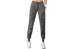 TBSCWYF Pantalones Deportivos Mujer Joggers Plisado Talle Alto con Bolsillos Cordones Pantalón Chándal Mujer Pantalones Deportivos Largos Pantalones Jogging Algodón Elastica con Bolsillos para Casual