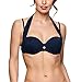 Produktbild TC WOW Multiway Bikini Top - Bikini Oberteil mit Vier Verschiedenen Tragemöglichkeiten, mit und Ohne Träger - Ocean Navy - Größe 80B (20002733236)