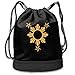 Produktbild htrewtregregre Kordelzug Paket 3 Stars and Sun Filipino Philippines Flag Drawstring Backpack for Mens and Womens, 100% Polyester Original Handbags