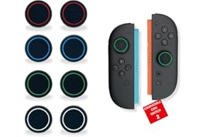 M MARIE MADELEINE EMPORIUM MMEGaming Poignées pour le pouce compatibles avec Nintendo Switch 2, protecteur de joystick, capuchons pour pouce pour Nintendo Switch 2, PS 4, PS5, Xbox (Caps B)