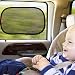 Car Sun Shades - 2 Pack - Premium Quality Cling Window Sunshades - Block UV Rays- Protect Children From The Sun's Glare