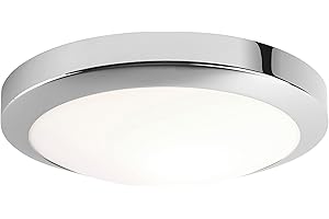 Astro Bathroom Ceiling Light, E27 (Edison Screw), 60 W, Polished Chrome