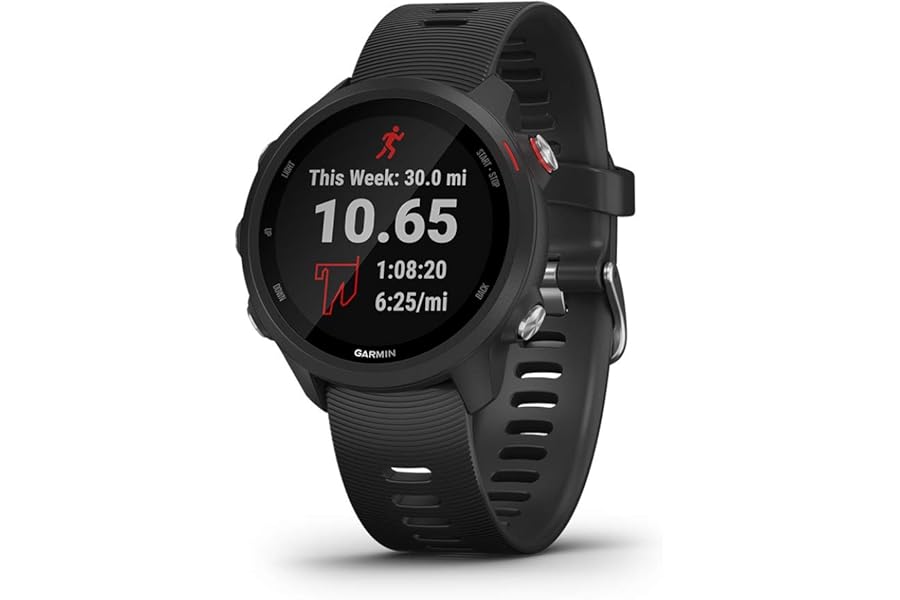 Garmin Forerunner 245 Music, GPS Running Smartwatch with Music and Advanced Dynamics, Black (Renewed)