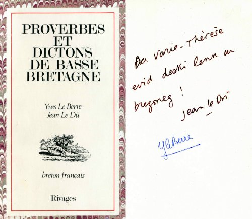 couverture de : Proverbes et dictons de basse bretagne