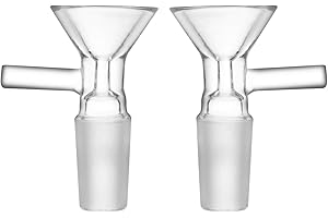 BMTICK Adaptador de tazón de vidrio para quemador de aceite, 14 mm, paquete de 2