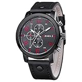 Herren Uhren, MOIKA Hot Herren Sport Quarz Uhren Herrenuhren Luxus Leder Armbanduhren