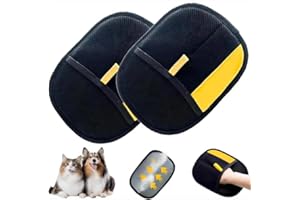 NimblusToy Gants d'épilation d'animaux, 2 Pièces Gant Anti Poils Animaux, Gants de Toilettage Réutilisables, pour Lavage DémêLage Et Toilettage, Gant de toilettage Double Face, pour Canapé Meubles