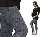 Umstand Hose Umstandshose Muster Leggings Leggins lang gekämmte Baumwolle - 6