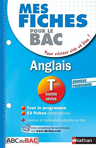 Download Mes fiches ABC du BAC Anglais Term toutes séries Download Mes fiches ABC du BAC Anglais Term toutes séries