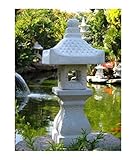 solarleuchten garten laternen Gewicht:ca 8 kg Yukimi japanische Steinlaterne Garten Laterne KO