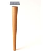 Bohemian 75 cm Table Leg Brown Natural Wood Connection Furniture Sofa Sofa Coffee Table Legs with Apparatus