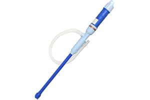 QIAMNI Electric Liquid Transfer Pump Portable Power 12v Water Pump/Fuel Transfer Battery Pump AutoStop (Blue)