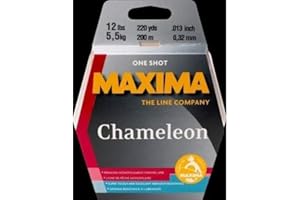 Maxima ONE Shot 6LB Chameleon 6 Lb, Brown, 230m