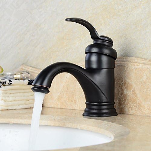 GAOCHENGFEI European copper black bronze antique teapot basin faucet tap water temperature mixed undercounter single hole faucet