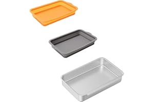 SafBbcue 3 pieces 93305 grease drip tray for Weber Spirit E-210 E-220 E-310 E-320 E-330 Genesis II E-310 E-315 E-325 E-330 E-335 grill grease tray with 2 silicone drip inserts, dishwasher safe #83156