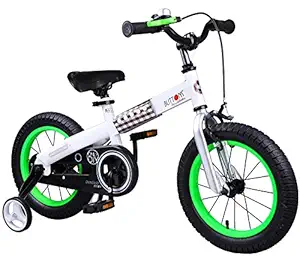 RoyalBaby Honey & Buttons Kids Bike, for Boys & Girls, with Training Wheels or Kickstand
