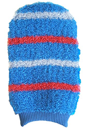 MAGIT Synthetic Bath Mitt - 4 stripes