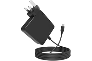 RIABWWOX Universal 65W USB C Charger - USB C Laptop Charger : for Lenovo/HP/Dell/Steam Stream Steak Deck/Asus/Samsung/Acer/Mac Book pro And All Computer or Smart Phones, Fast Type C AC Power Adapter Cord