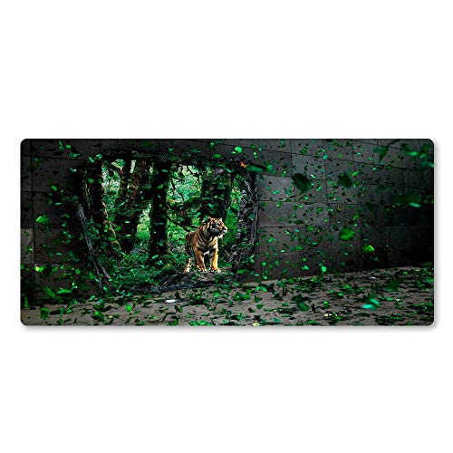 Preisvergleich Produktbild Waldtiger Überragende Mauspad Persönlichkeit Kreative Waschbar HD Spiel Zubehör Spiel Mauspad 3mm * 80x30 cm