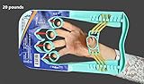 Grip finger middle aged exercise hand strength fingers strength rehabilitation Training equipment Multifunction , 20 pounds - recovery after the