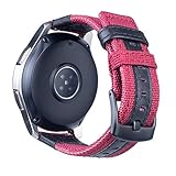 Armband für Samsung Galaxy Watch 42mm, 20mm Armbänd Ersatz Band Nylon Sport Armband Uhrenarmband Kompatibel für Samsung Galaxy Watch 42mm (B)