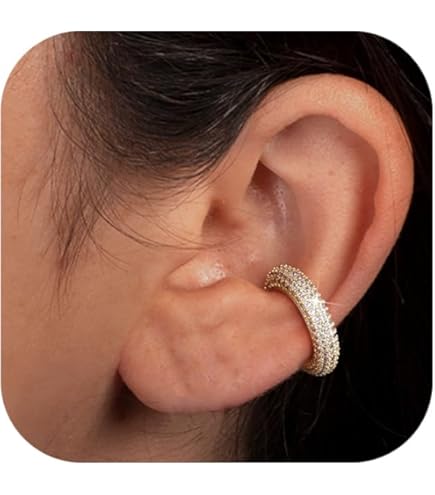 Clip D'oreille Squelette Punk En Cuivre - Création Sans Piercing Pour Femme | Accessoire élégant Et Unique