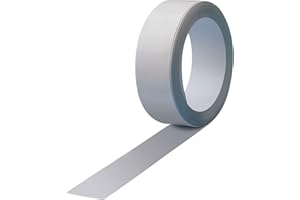MAUL Metallband 500 cm x 3,5 cm | geeignet als Toniebox Regal, Bilderleiste, für Magnete und leichtes magnetisches Werkzeug | Länge zuschneidbar | Selbstklebendes Magnetband aus Stahlblech | Weiß