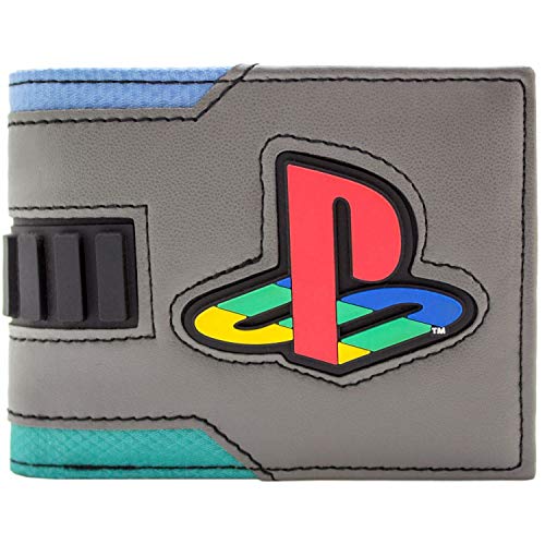 Preisvergleich Produktbild Playstation 2 Konsole im japanischen Stil Grau Portemonnaie Geldbörse