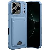 Apple iPhone 17 Pro Max Kelvin Kartvizitli Silikon Telefon Kılıfı (Mavi)