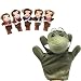 Produktbild Homgaty Five Little Monkeys Swing in a Tree Animals Finger Puppets Story Telling Nursery Fairy Tale The Perfect Birthday, Christmas Gift