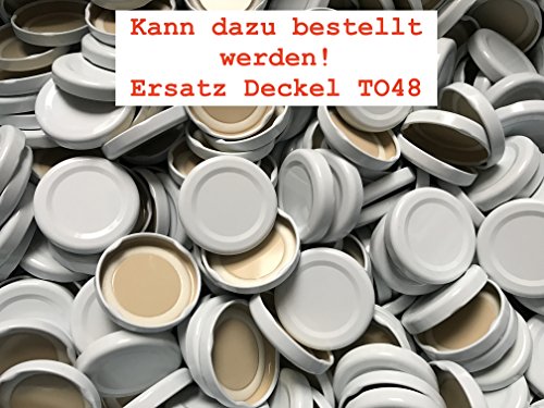 10 leere Glasflaschen 500ml MIL Saftflaschen VINTAGE STYLE Weithals-Flaschen Einmachglas Essig- Öl Flasche Likörflaschen Schnapsflaschen MILCHFLASCHEN 0,5 Liter l von slkfactory - 4