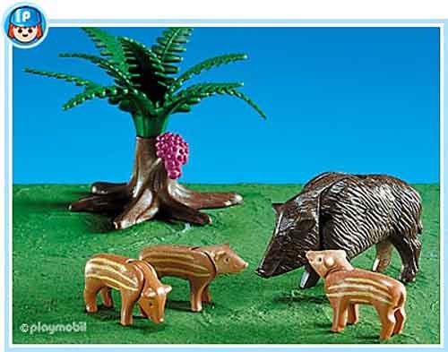 Preisvergleich Produktbild 7749 - PLAYMOBIL - Wildschwein mit Frischlingen