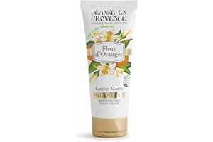 JEANNE EN PROVENCE - Crème pour les mains - Fleur d'Oranger - Nourrit, Parfume & Adoucit - Pour peaux sèches - 95% d'Ingrédients d'origine naturelle - Fabriqué en France à Grasse - 75 ml