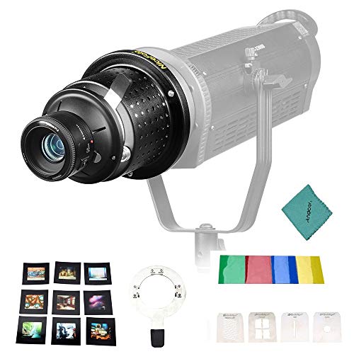 NiceFoto SN-29 Flash Concentrator Conno Snoot Video Light Art Styling Snoot con YONGNUO YN50mm F1.8 Lens Bowens Mount Attrezzatura fotografica Accessori