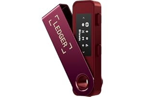 Ledger Nano S Plus – klassisk kryptoplånbok (Karmosinmagenta) | Kompakt, för hemmabruk, 1,1-tumsskärm. Kompatibel med dator o