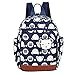 Produktbild GWELL Süß Bunny Bär Babyrucksack Kindergartenrucksack Kleinkind Kinder Rucksack Mädchen Jungen Backpack Schultasche dunkelblau