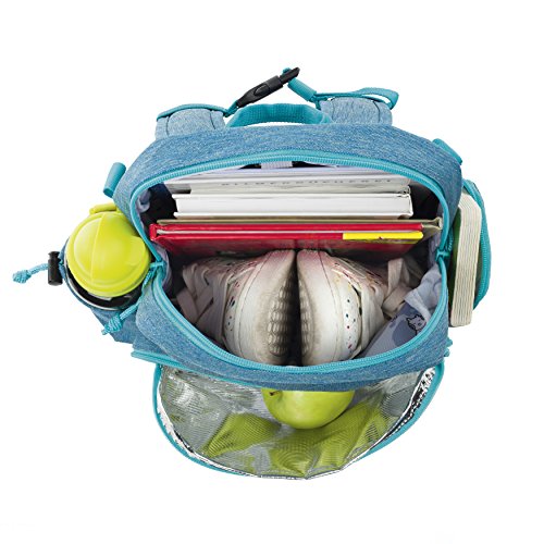 Lässig Medium Backpack About Friends mélange blue Sac à dos enfants, 30 cm, Bleu (Blue)