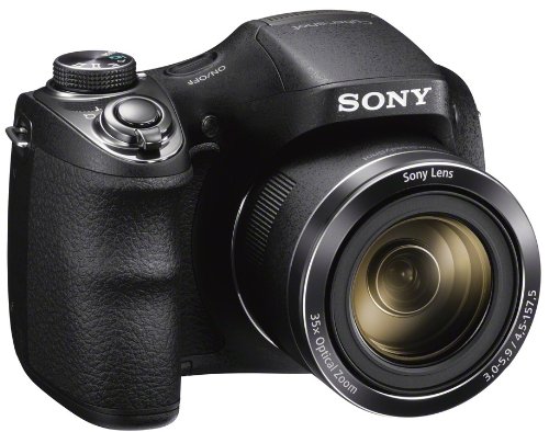 Sony H300 Digital Compact Camera - Black (20.1MP, 35x Optical Zoom) - Image 4