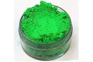 KandyDip Effektpigment NEON GRÜN Green Flourescent FLUORESZIEREND Farbpulver Pigment für Epoxidharz Autolack Sprühfolie Pigmente Aquarell Seife Powder (5 Gramm)