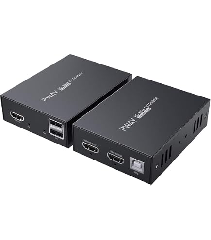 LINDY Cat.5 KVM Extender Classic - rallonge écran-clavier-souris/USB (39377