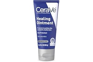 Cerave - Pommade de guérison - 88,7 ml - Avec pétrolatum et céramides pour protéger et apaiser la peau craquelée et irritée.