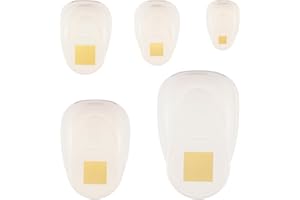 Vaessen Creative Craft Paper Punch - Squares - 5 Pcs - Various Sizes - Circle Cutter for Crafting and Card Making