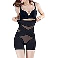 YLFC Cross Compression Abs Shaping Pants Booty High Waisted Shaper For Women Tummy Control (Color : Black, Size : X-Large)