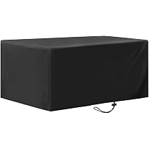 Gartenmöbel-Abdeckplane 220x160x90 Cm – Schwarz, Wasserdicht & UV-beständig Aus 420D Oxford-Stoff