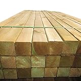 10 x Pfosten (Kantholz) 9x9 cm