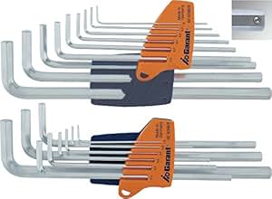Bahco Winkelschraubendreher-Set 9-teilig – Verchromt, Größen 1,5 Bis 10 Mm, Metrisch