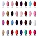 CLAVUZ Silver Glitter Gel Nail Polish Soak Off UV LED Nail Lacquer Professional Salon Nail Art 8ml