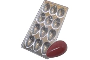 VALINK 3D Œuf de Pâques Chocolat Moules Transparent en Polycarbonate DIY Bonbon Fait à la Main Forme Fabriquant Glace Muffin Plateau Plats à Four Poêle Confiserie Gâteau Cuisson Cuisine Fournitures - D