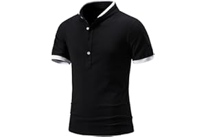 LAOSU Homme Polo Manches Courtes Col Boutonné Printemps Été Casual Simple Hauts Tee Shirt Tendance Décontractés Pas Cher Beau Streetwear Mode Chic Golf Vintage Confort T-Shirt Grande Taille Tops