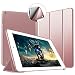 Produktbild iPad 2 3 4 Hülle -VAGHVEO Ultradünne Leichtgewicht Trifold Ständer Schutzhülle [Auto aufwachen/Schlaf] Smart Cover mit Weicher TPU Rückseite für Apple iPad 2 /iPad 3 /iPad 4 Retina (Roségold)